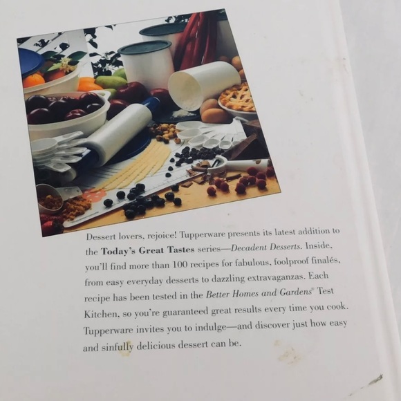 Decadent Desserts Vintage Cookbook by Tupperware - Picture 14 of 14